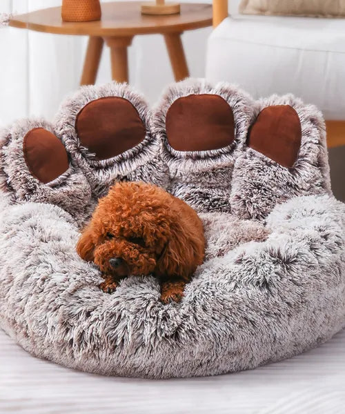 Anti-Anxiety Calming Donut Bed for Dogs – Cozy Stress Relief Pet Lounge