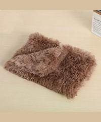 Super Soft Fluffy Premium Fleece Quilt Luxury Faux Fur Plush Pet Bed Pet Calming Blanket