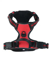 Reflective No-Pull Dog Harness for Large Breeds – Adjustable, Comfortable Vest with Handle and 3 Quick-Release Buckles