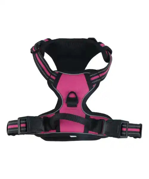 Reflective No-Pull Dog Harness for Large Breeds – Adjustable, Comfortable Vest with Handle and 3 Quick-Release Buckles