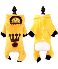 Cartoon Pet Apparel Hoodie Winter Cloths Dog Jacket