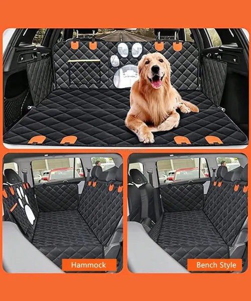 Durable Dog Car Bed Seat Cover Pet Hammock For Dogs Pet Backseat Cover Waterproof 600d Oxford Fabric Pet Car Seat Cover